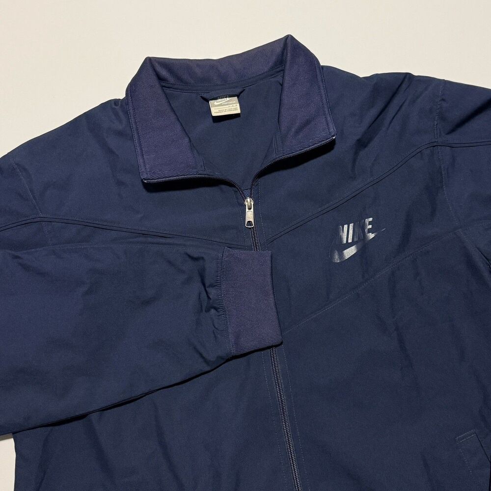 Nike Sportswear Tech Pack Track Jacket Full Zip Navy Blue Men’s Large 274009-451